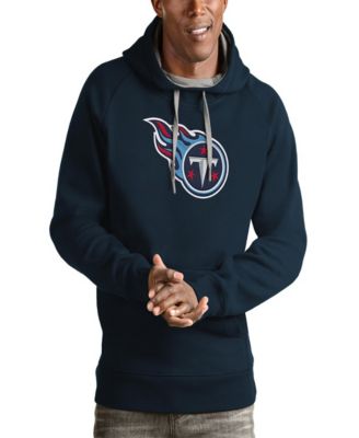 Antigua Mens Navy Tennessee Titans Victory Pullover Hoodie 14490₽