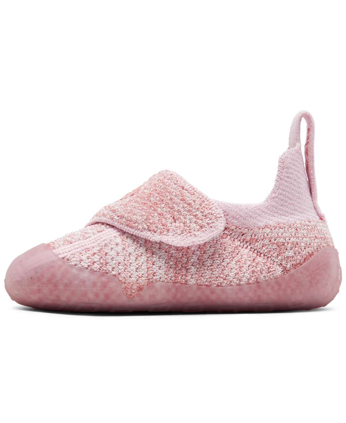 Nike Infant Swoosh 1 Crib Booties From Finish Line In Pink Foam,red Star