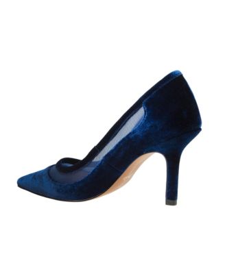 PERLINE Mixed Media High Heel Pumps