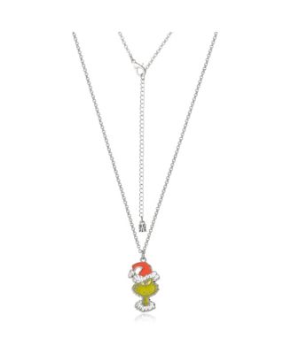 Dr Seuss Grinch and Max Sharing Necklace