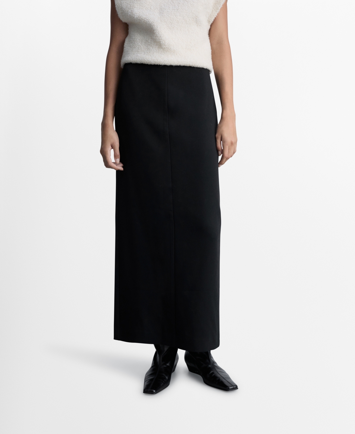 Mango Women's Opening Detail Straight-Skirt