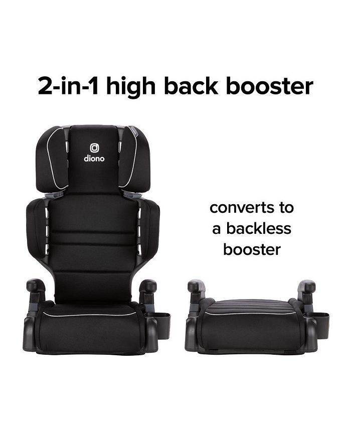 Diono Toddler Connect3 R 2-in-1 High-Back Booster - Black - ONE SIZE