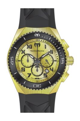 Men's TM-220017 Manta Quartz Chronograph Gold Dial Watch
