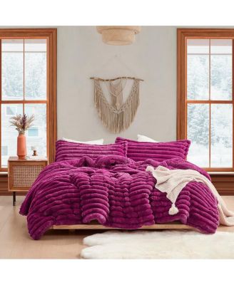 Roll Cakes Chunky Bunny - Oversized Comforter Set - Raspberry Jam