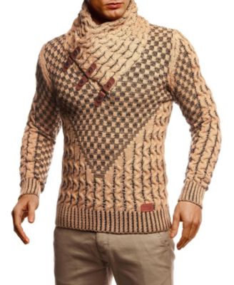 Men's Chunky Knit Pullover Sweater