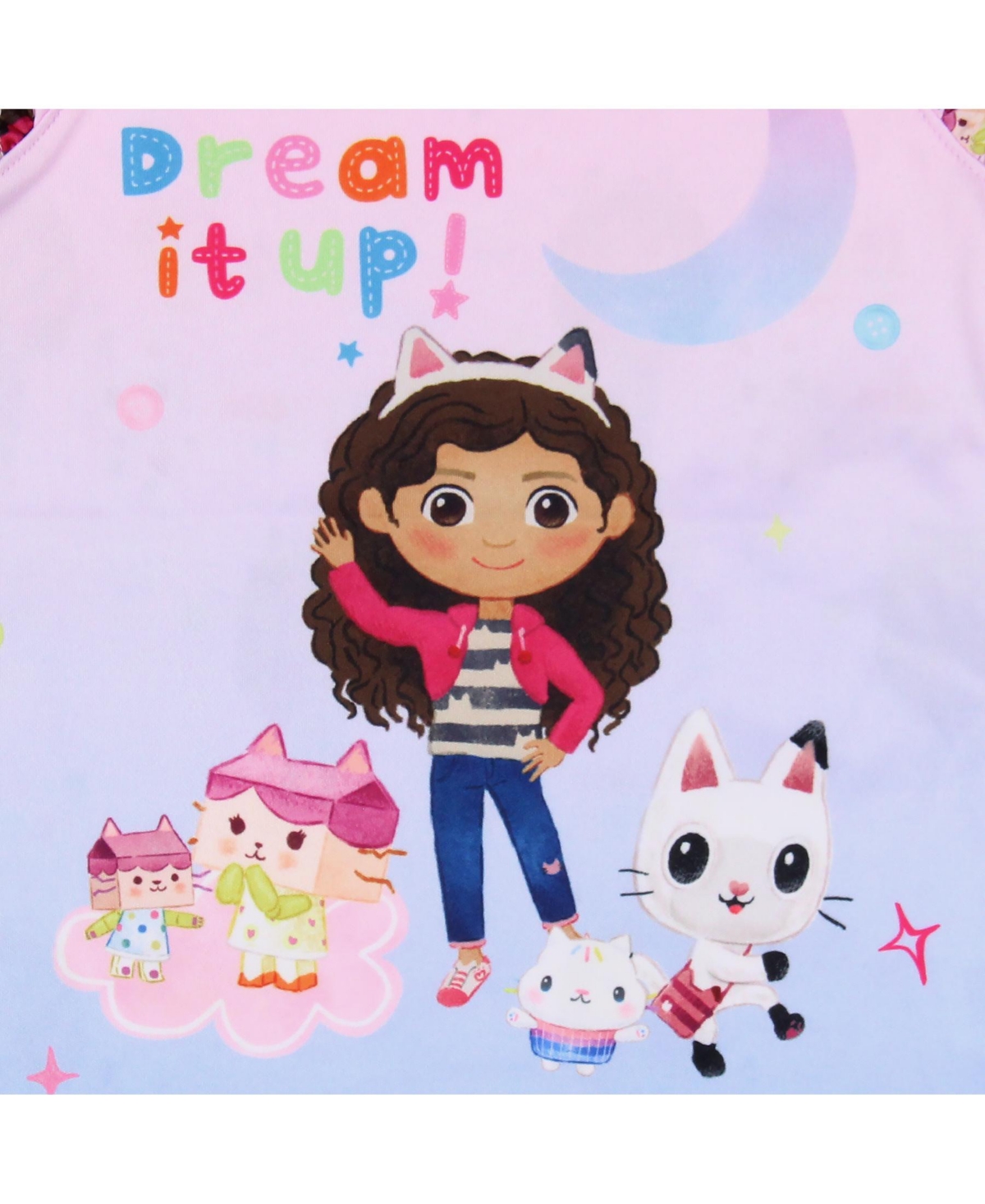 Gabby's Dollhouse Toddler Girls Dream It Up Sleep Pajama Sleep Set Shorts