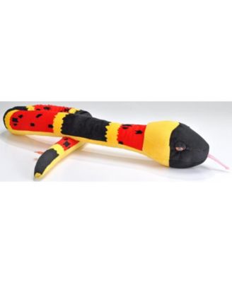 Plush Snake Coral Snake Stuffed Animal, 54 Inches