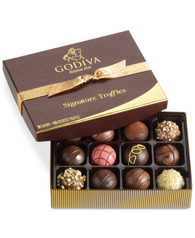 Godiva 12-Pc Signature Truffle Gift Box