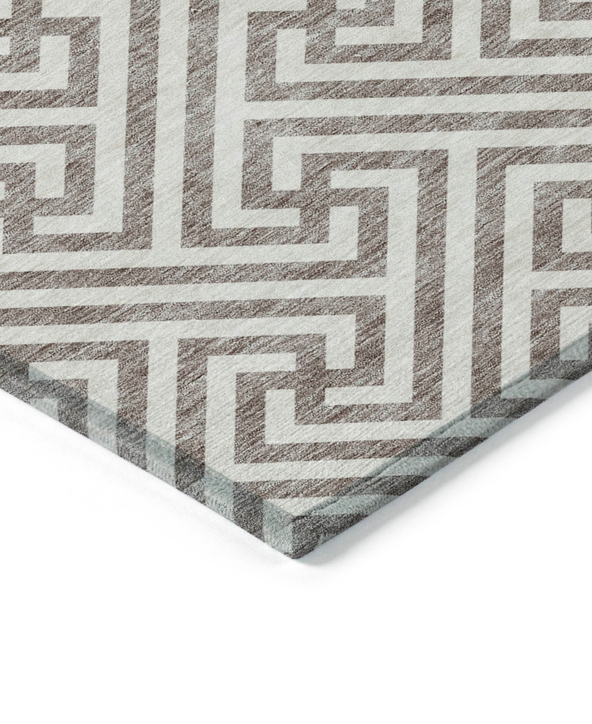 Addison Chantille Machine Washable Acn731 8'x10' Area Rug In Taupe