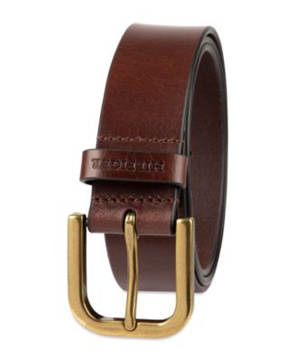 Men's Genuine Leather Raw Edge Casual Jean Belt