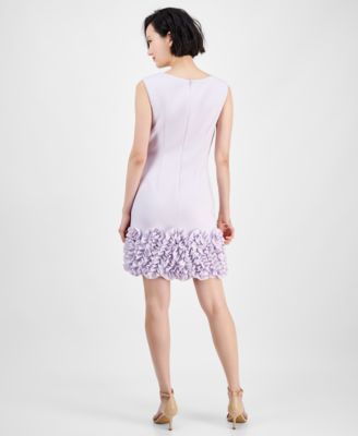 Ruffled-Hem Sheath Dress 