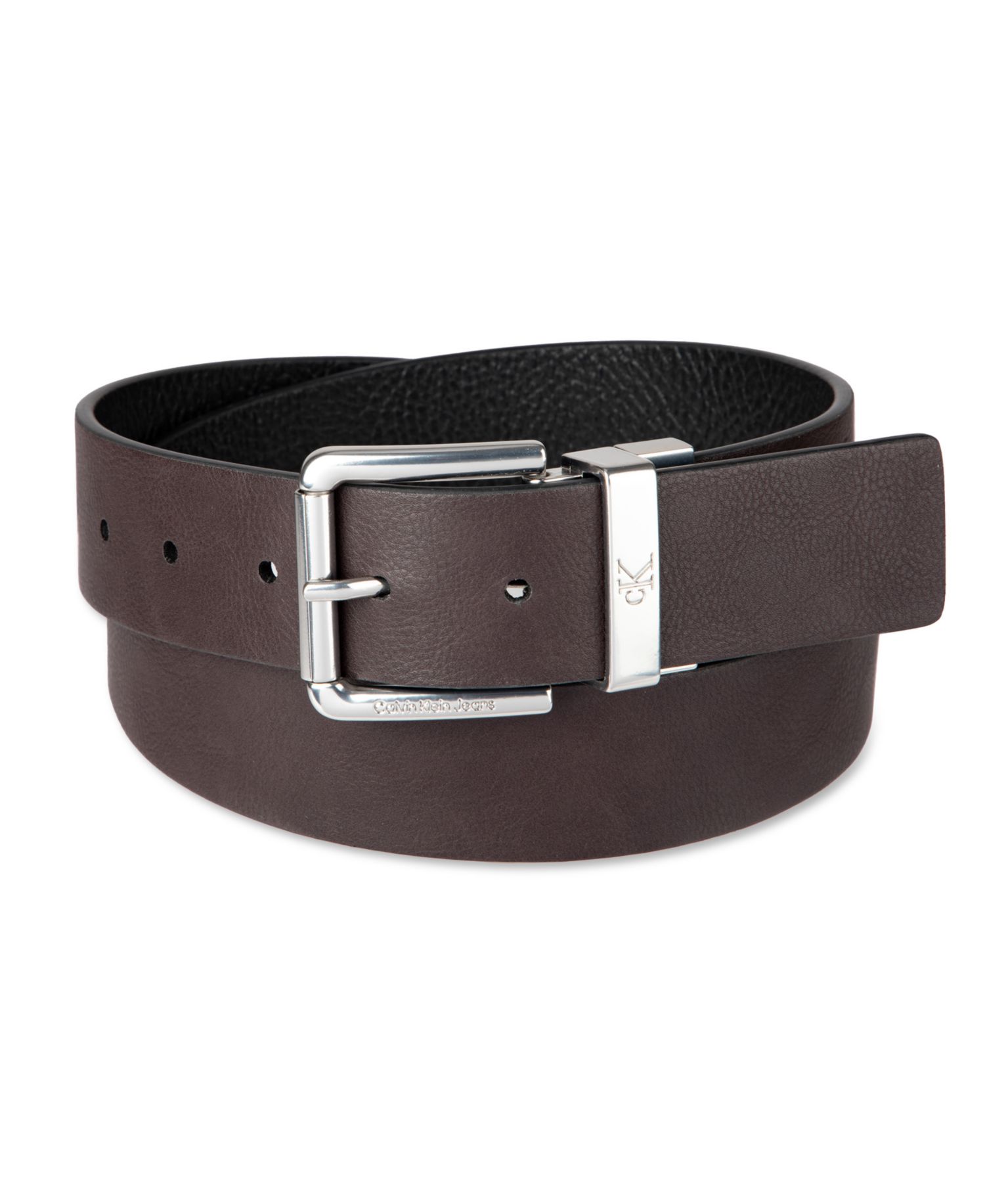 38MM Men's Pebble Grain Reversible Jean Belt