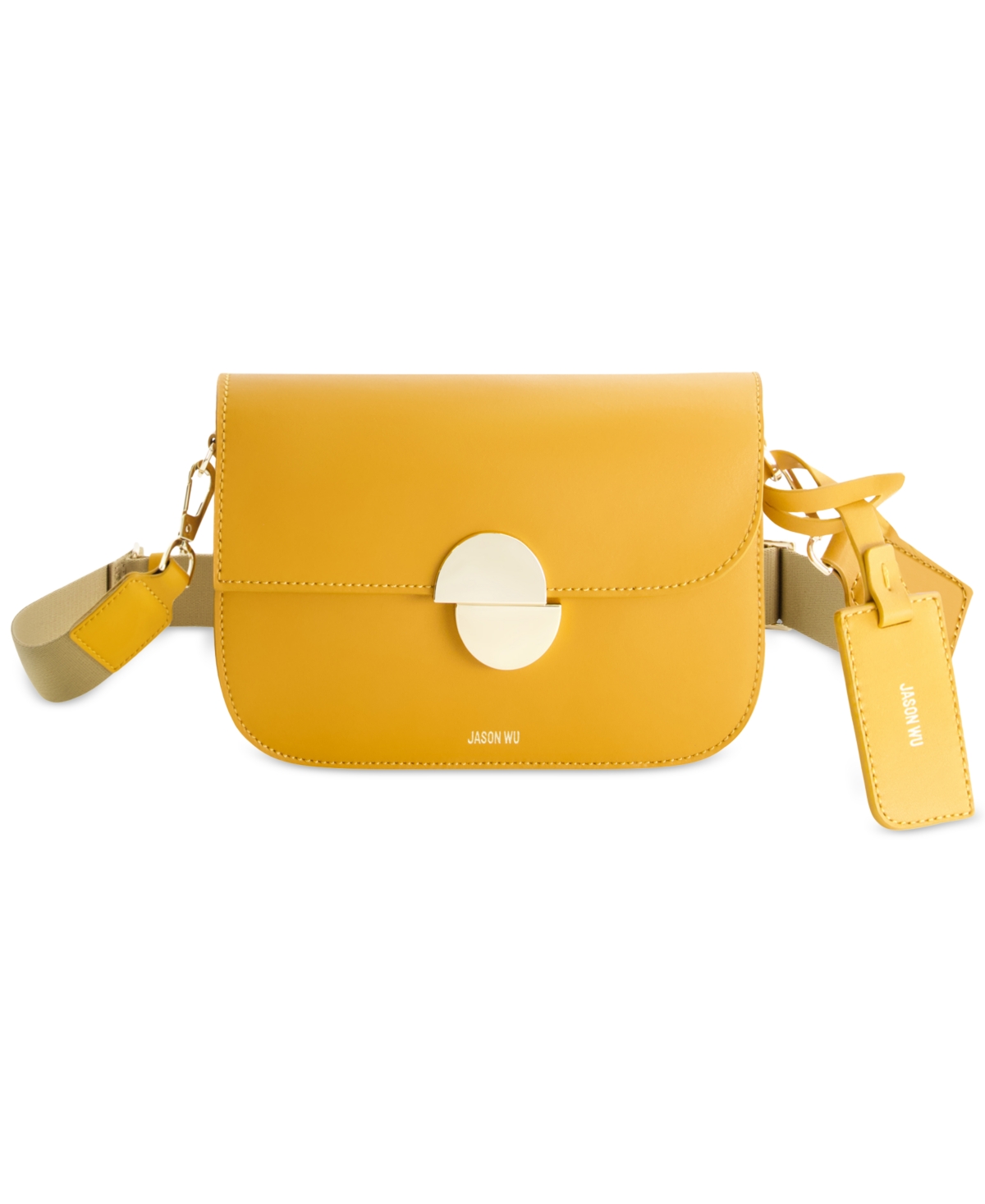 Orbit Small Leather Crossbody - Jungle