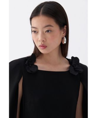 Women's Cape Sleeve Mini Dress