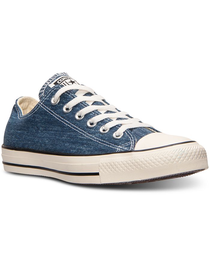 Converse Men's Chuck Taylor Ox Denim Casual Sneakers from Finish Line ...