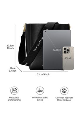 Webbing Strap Large Tote Satchel Victoria Hyde Romai