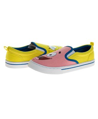 Little and Big Kids Slip On Low Top Canvas Sneakers