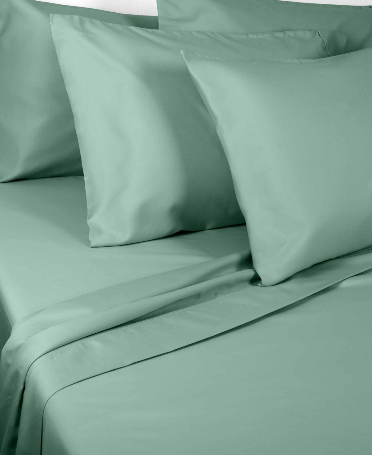Fairfield Square Collection Brookline 1400 Thread Count 6 Pc. Sheet Set, California King, Exclusively At Macy's In Teal