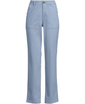 Women's High Rise Chino Utility Straight Leg Pants
