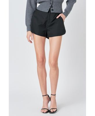 Women's High Waisted Nylon Shorts