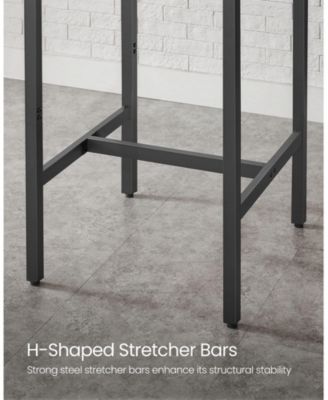 Bar Table – Small High Top Pub Table for Kitchen or Living Room, Sturdy Metal Frame, Perfect for Dining & Parties