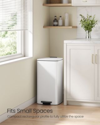 5.2-Gallon (20L) Stainless Steel Kitchen Trash Can with Modern Design