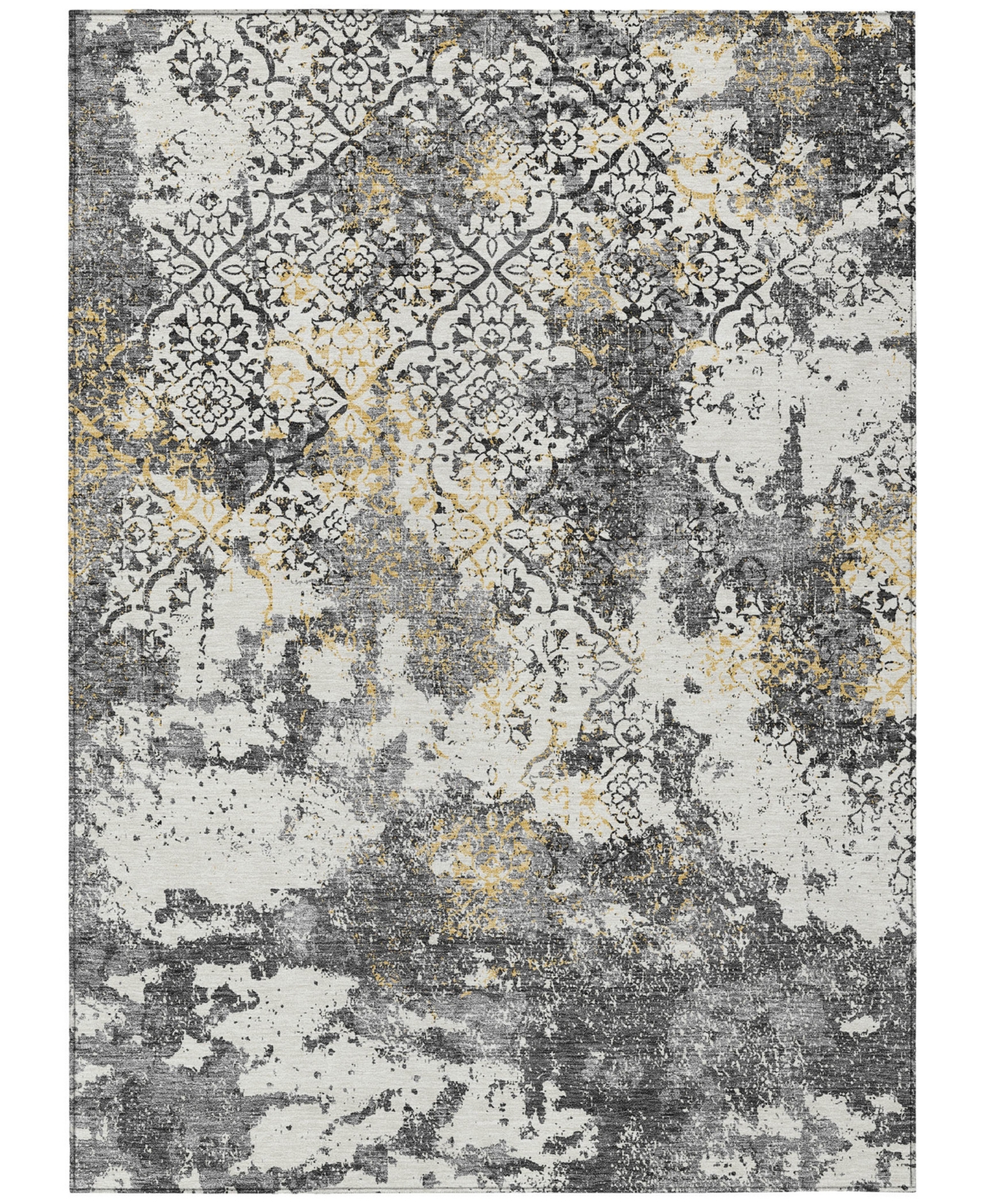 Addison Chantille Acn769 8'x10' Area Rug In Charcoal