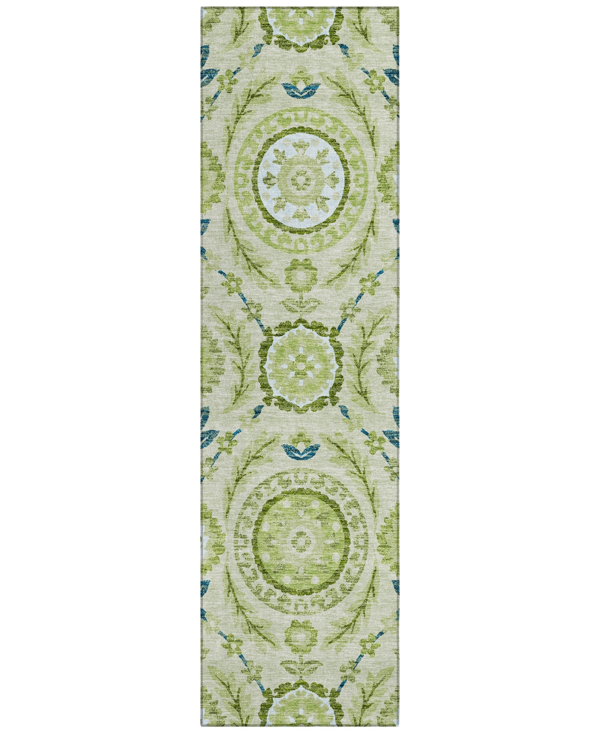 Addison Chantille Acn751 2'3"x7'6" Runner Area Rug In Sage