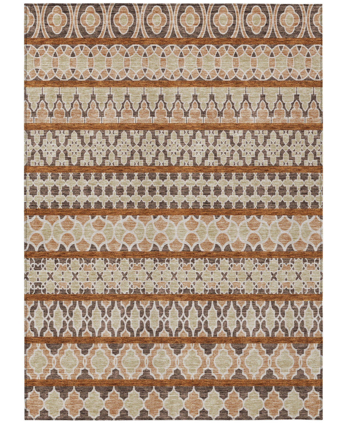 Addison Chantille Acn726 8'x10' Area Rug In Chocolate