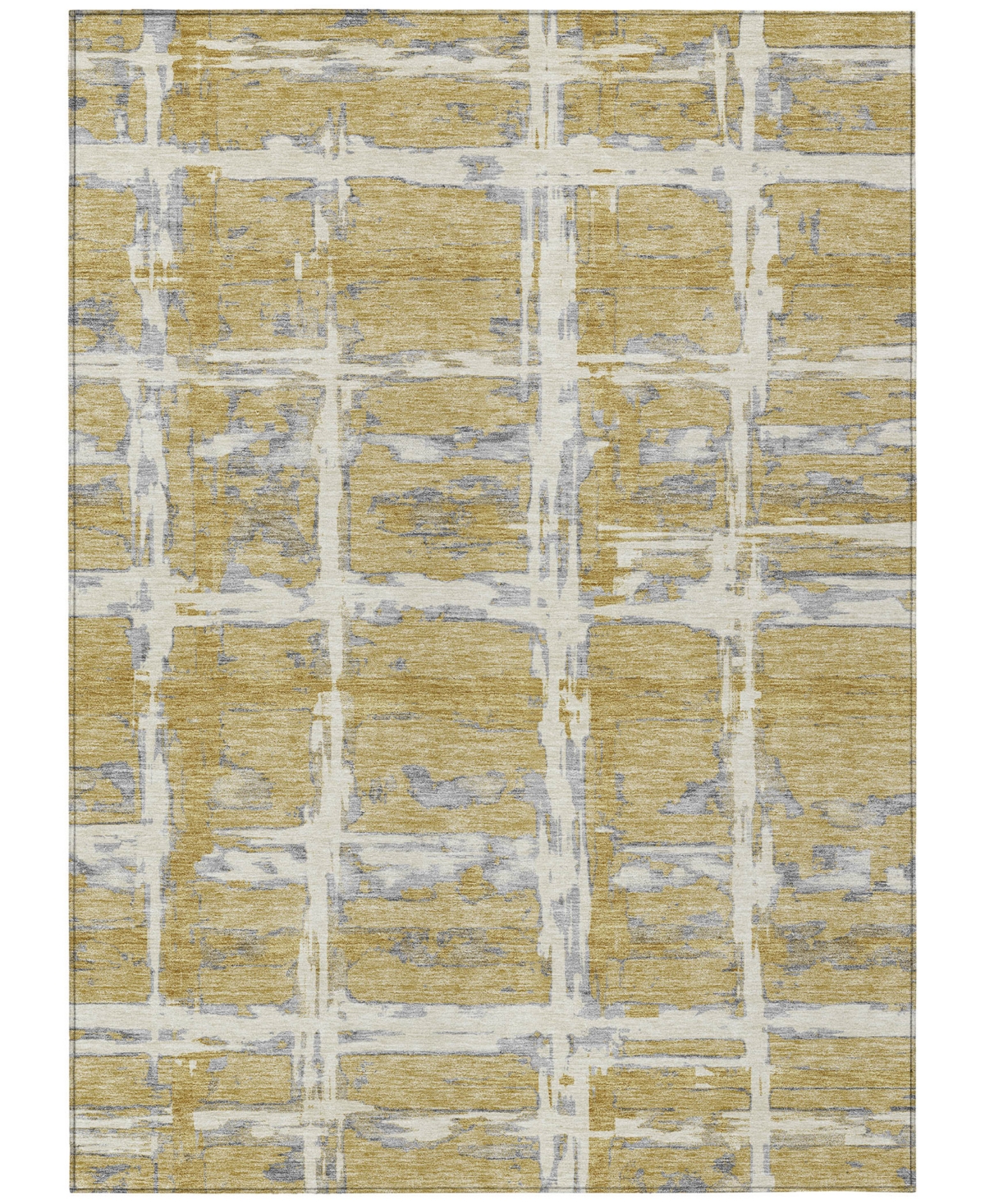 Addison Chantille Acn745 2'6"x3'10" Area Rug In Gold