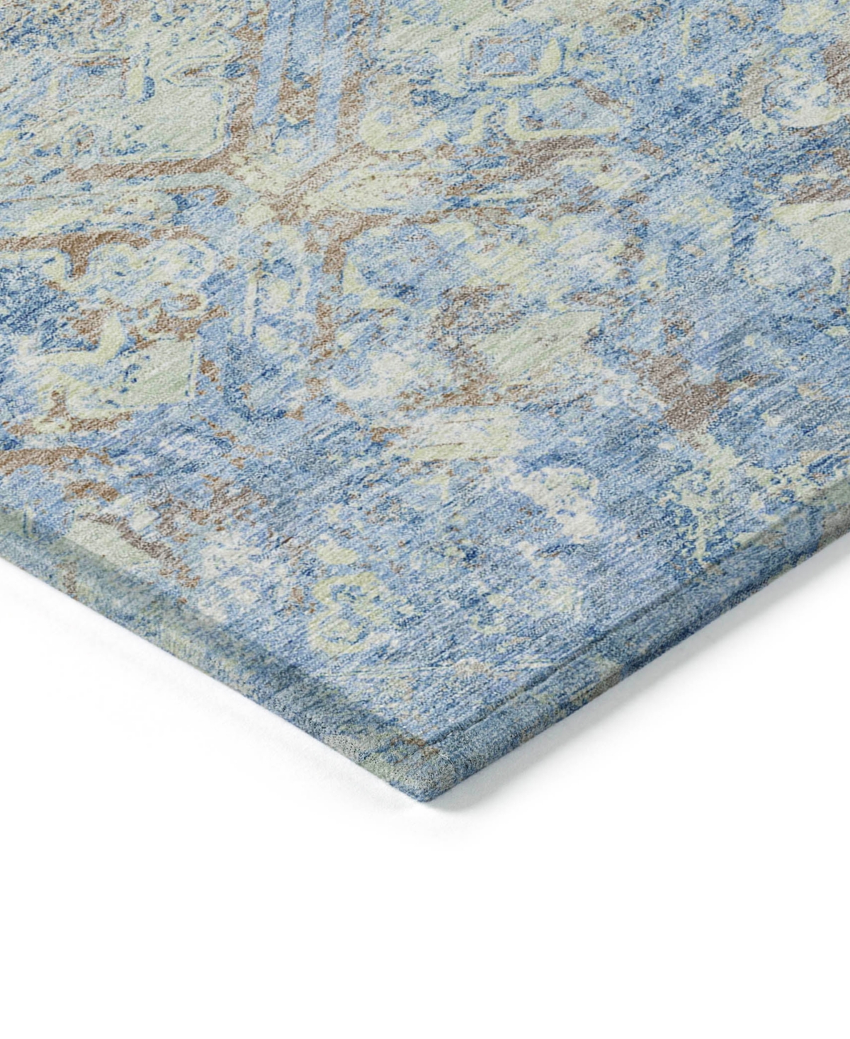 Addison Chantille Machine Washable Acn768 9'x12' Area Rug In Mist