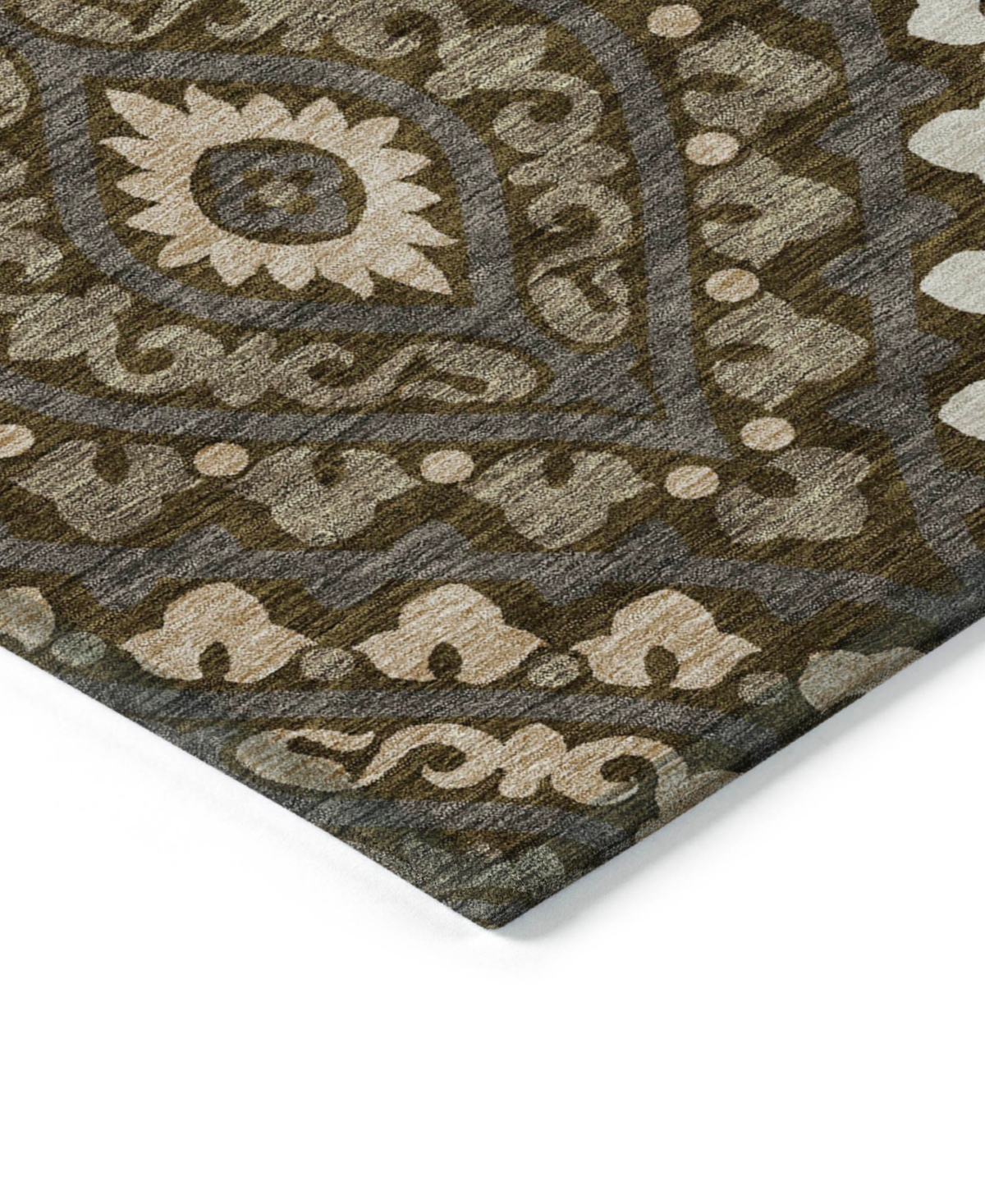 Addison Chantille Acn761 9'x12' Area Rug In Cocoa