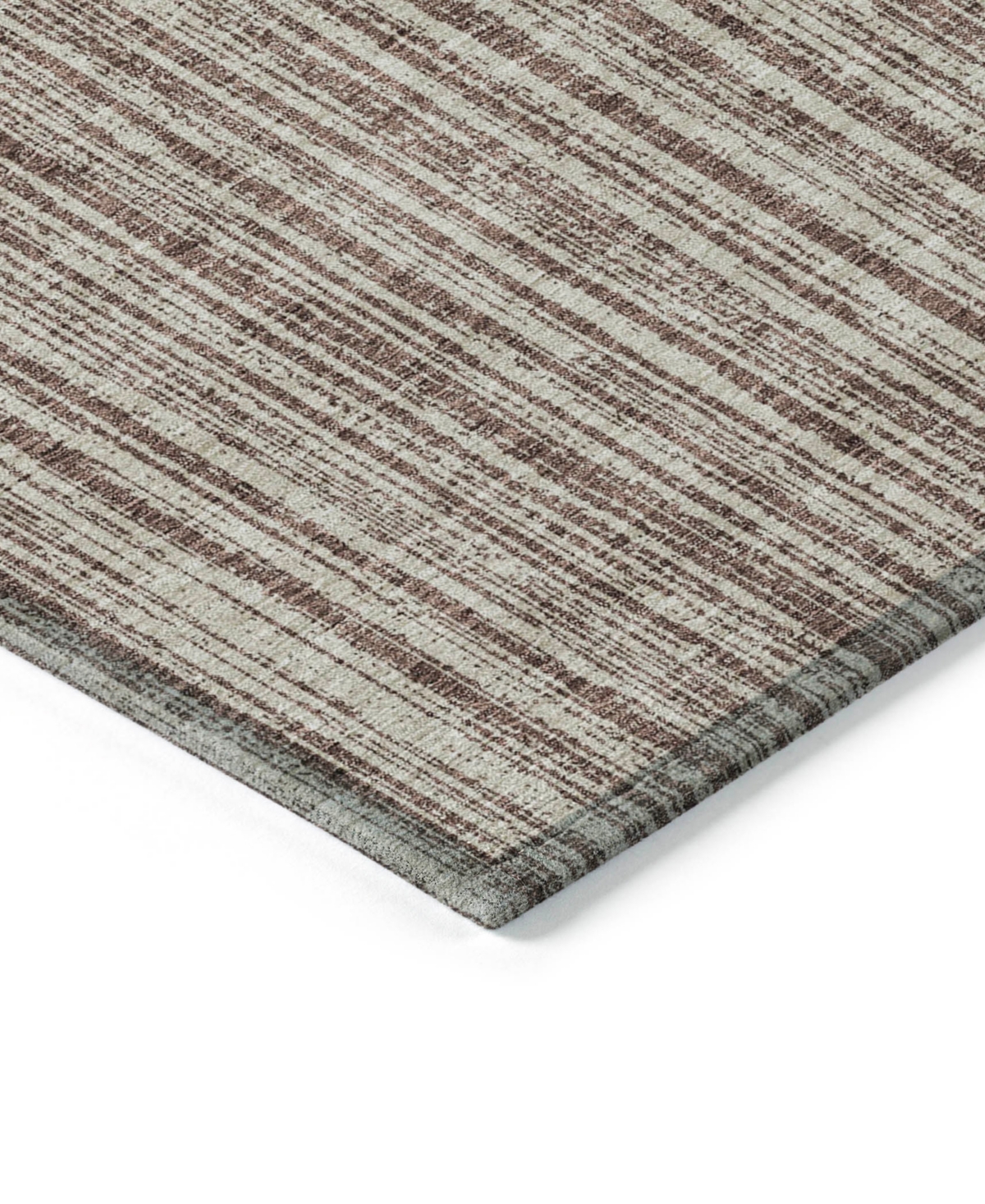 Addison Chantille Machine Washable Acn760 9'x12' Area Rug In Brown