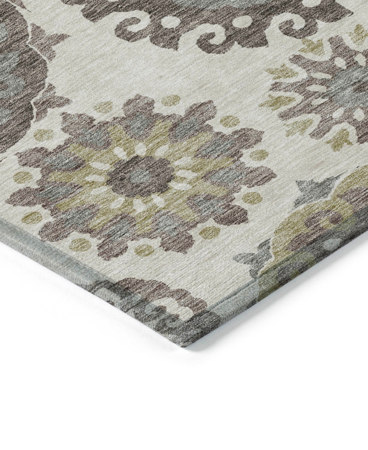 Addison Chantille Machine Washable Acn763 8'x10' Area Rug In Beige