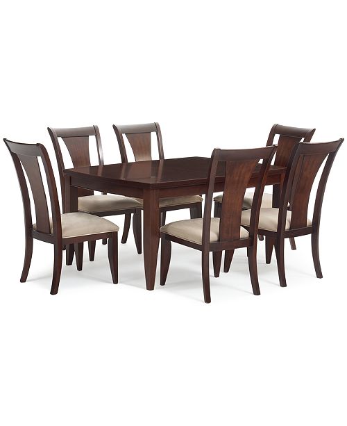 Furniture Closeout Metropolitan 7 Pc Contemporary Dining