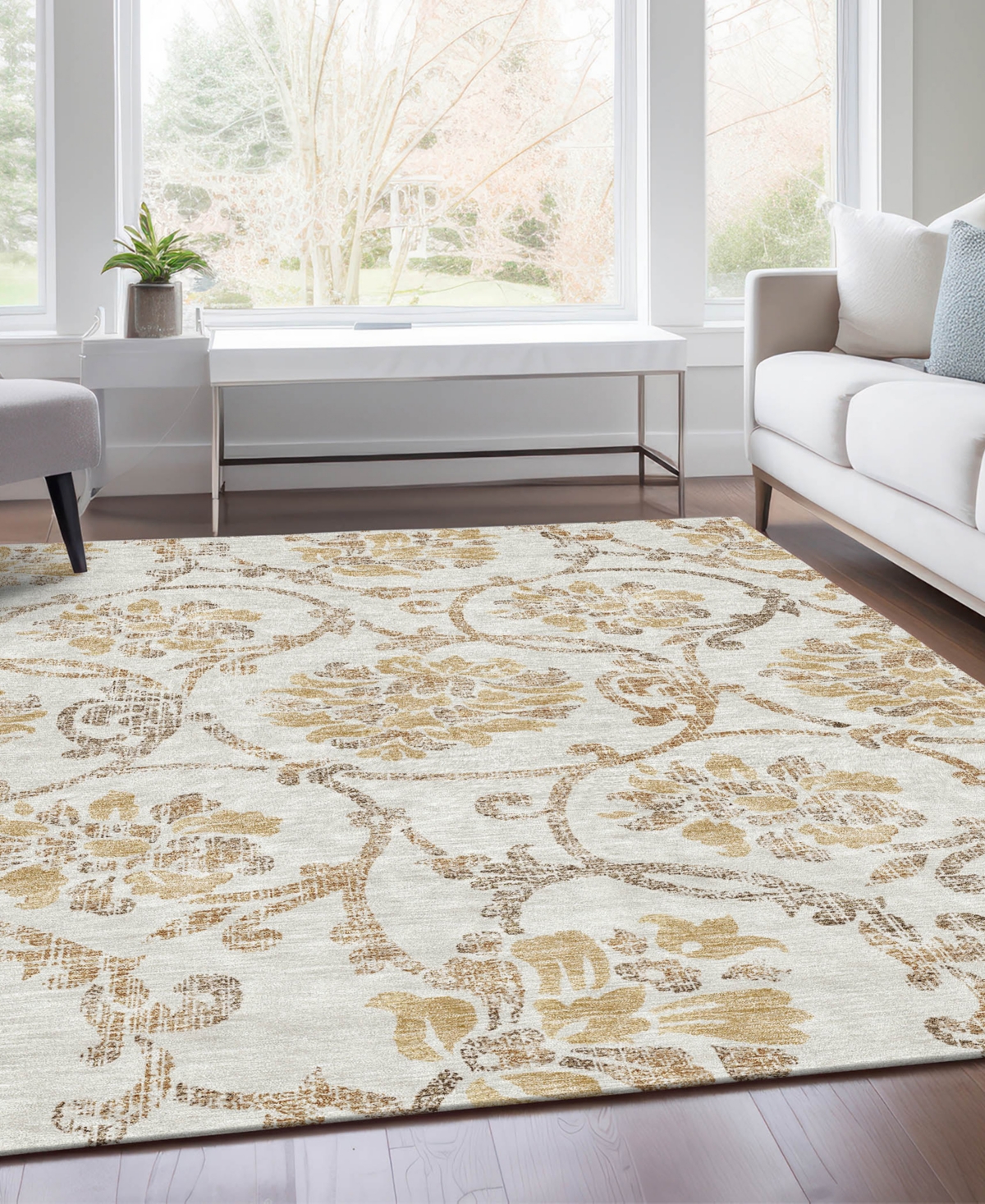 Addison Chantille Acn762 8'x10' Area Rug In Ivory