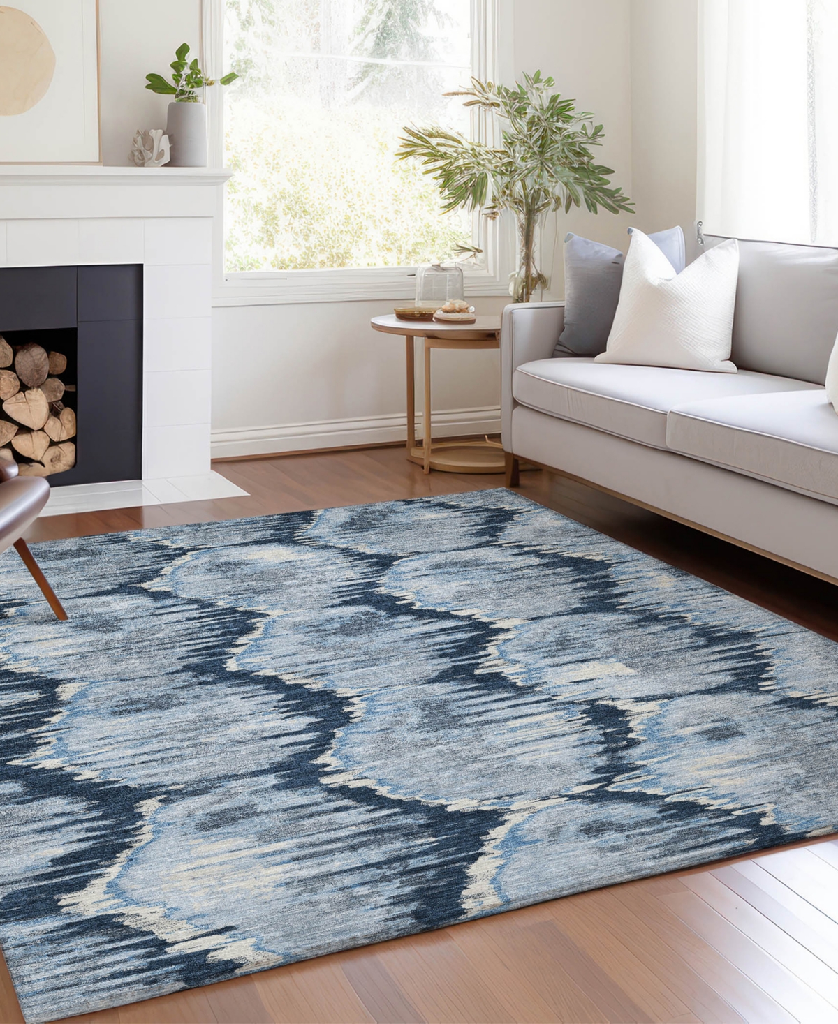 Addison Chantille Acn767 2'6"x3'10" Area Rug In Navy