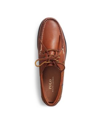 Bienne Tumbled Leather Boat Shoes