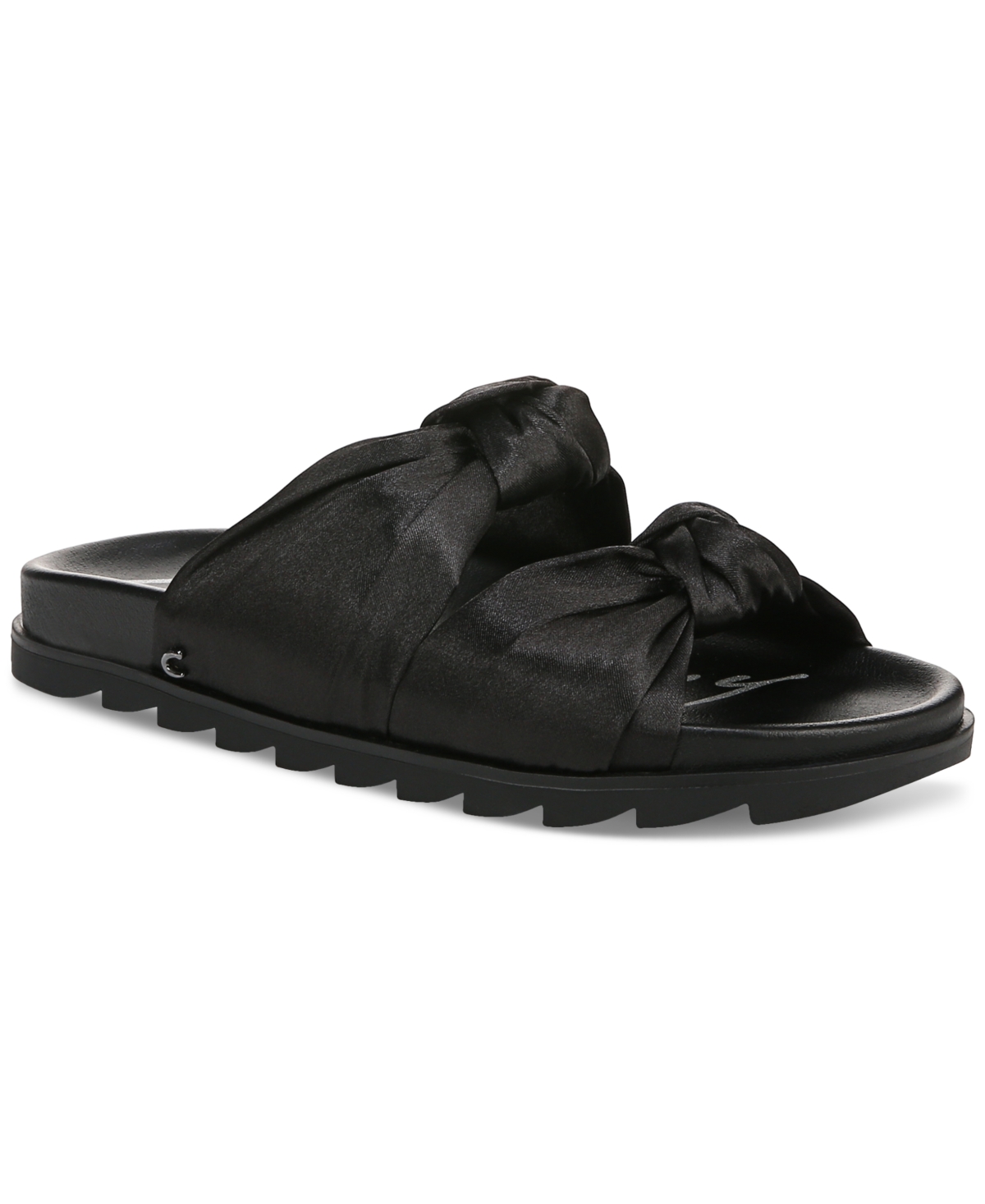 Circus Ny By Sam Edelman Estelle Double Knotted Footbed Sandals In Black