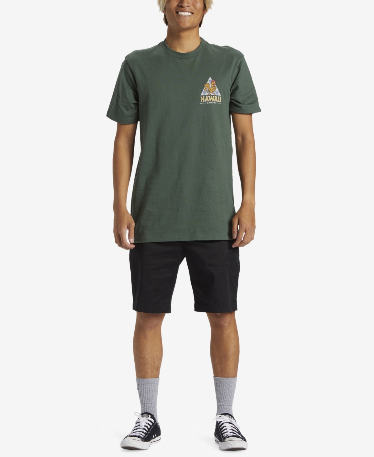 Quiksilver Men's Hawaii Regal Rooster Short Sleeve T-shirt