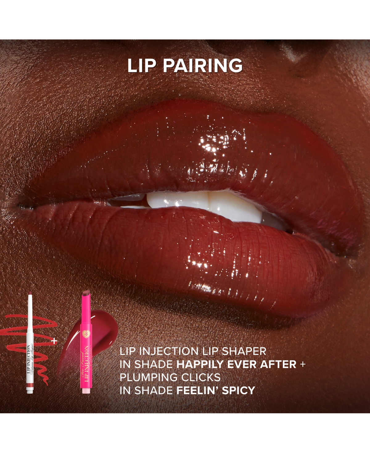 Too Faced Lip Injection Extreme Plumping Clicks In Feelin Spicy