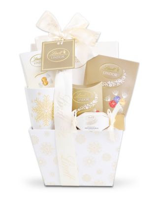 Alder Creek Gift Baskets Lindt Chocolate Snowflake Wishes Gift Basket ...