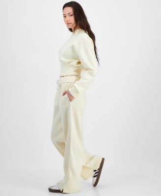 Толстовка в корсетном стиле от Madden Girl Juniors и широкие спортивные брюки