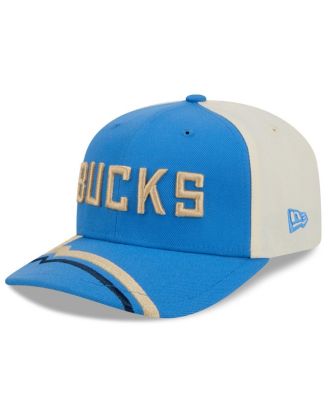 Men's Blue Milwaukee Bucks 2024/25 City Edition 9SEVENTY Stretch-Snap Hat