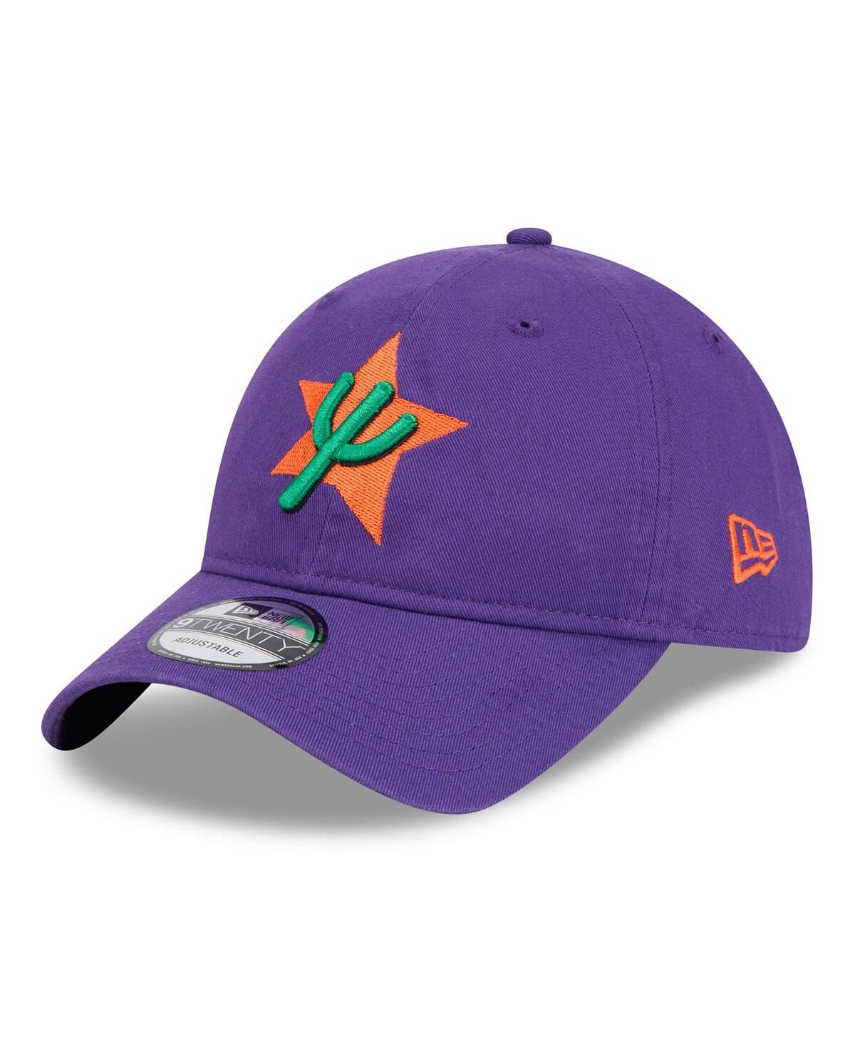 New Era Men's Purple Phoenix Suns 2024/25 City Edition 9twenty Adjustable Hat In Purple