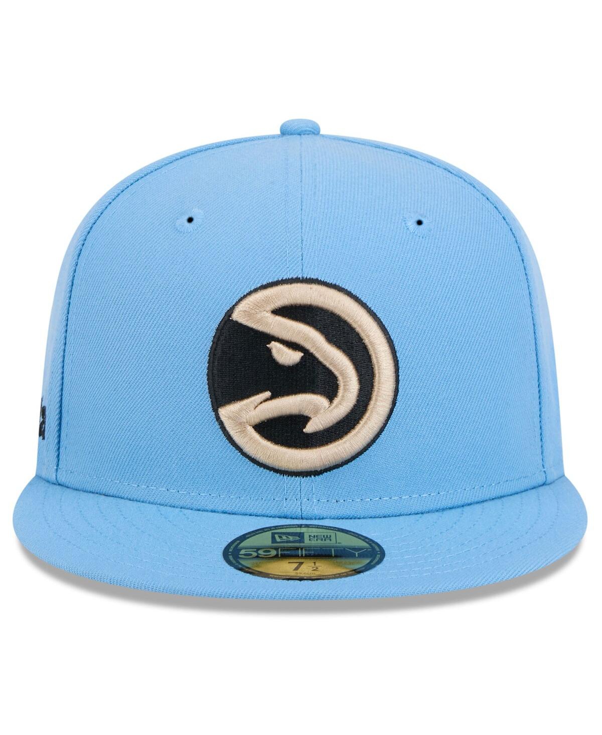 NEW ERA MEN'S LIGHT BLUE ATLANTA HAWKS 2024/25 CITY EDITION ALTERNATE 59FIFTY FITTED HAT 