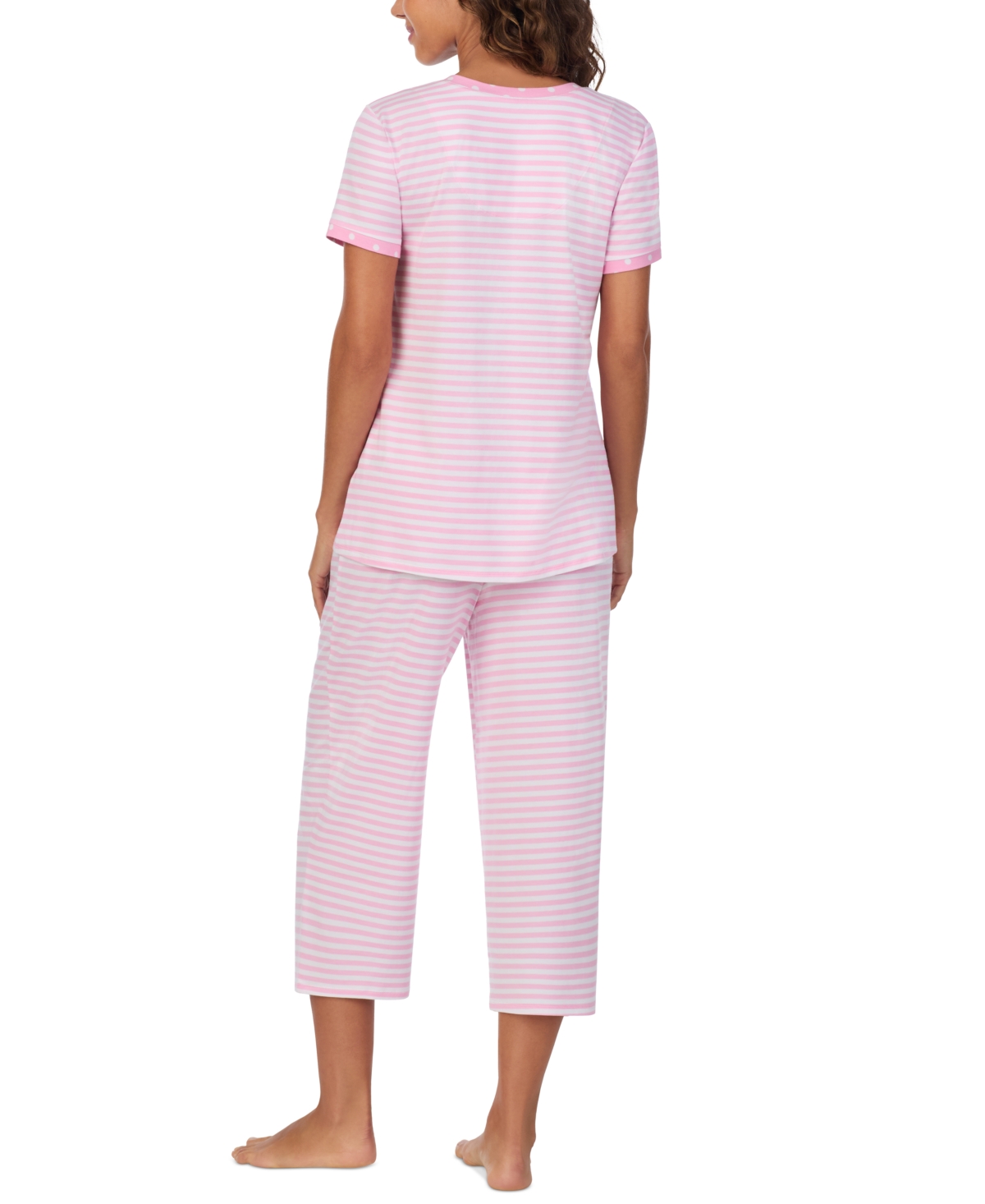 CUDDL DUDS WOMEN'S 2-PC. CROPPED SHORT-SLEEVE PAJAMA SET 