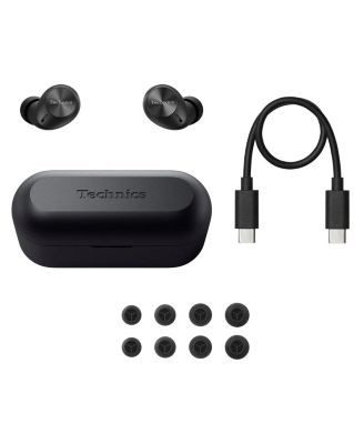 Technics HiFi True Wireless Multipoint Bluetooth Earbuds II, Active Noise Cancelling, 3 Device MultiPoint Connectivity, Impressive Call Quality, LDAC Compatible, EAH-AZ40M2-K (Black)