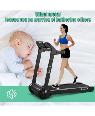 Folding Electric Treadmill 3.0HP Exercise Running Machine w/ App Control