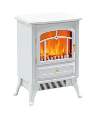 Electric Fireplace Heater with Realistic LED Flames